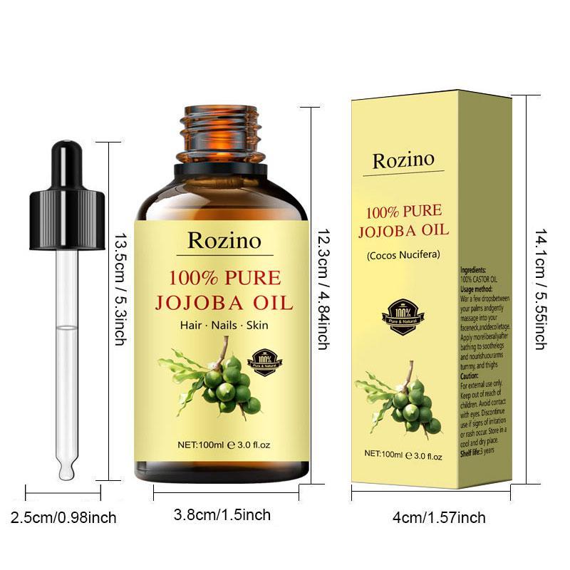 Jojoba Skincare Essential Oil, Moisturizing Facial Serum, Refreshing And Non Greasy Essence, For Facial Hair And Body