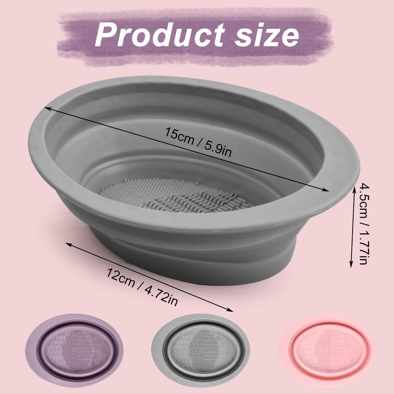 Comfort Silicone Makeup Brush Cleaning Mat, Cosmetic Brush Cleaning Pad with Suction Cup, Makeup Brush Cleaner Pad,Makeup Cosmetic Too for Women&Girls