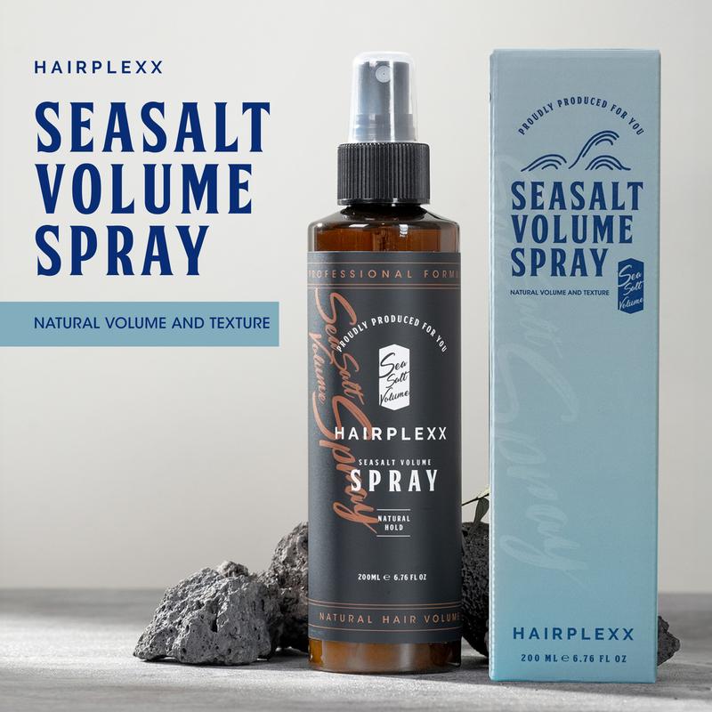 Hairplexx Sea Salt Volume Hair Spray for Both Women and Men, Natural Thick and Volumizing Hair Look with Matte Natural Hold, Paraben Free 6.7 fl oz