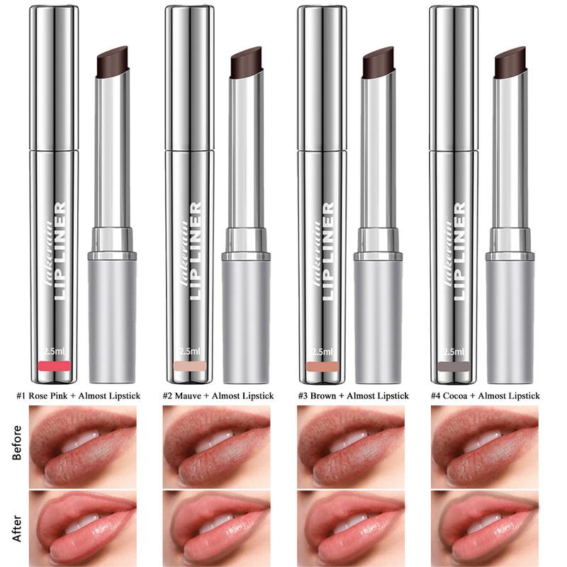 Peel Off Lip Liner Tattoo, Lip combo Long Lasting Waterproof Peel Off Lip Stain, Semi-permanent Matte Lip Stick, Cosmetic Products Lipliner Makeup Eyeliner Lipliner