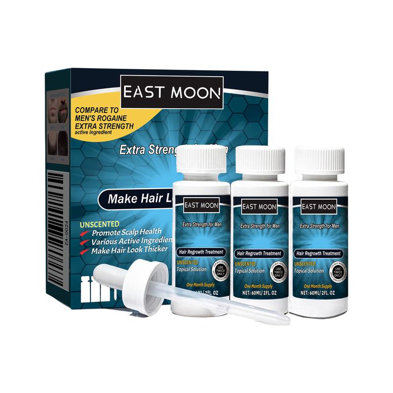 3pcs East Moon Hair Conditioner For Men, Men's Hair Nutrition Care Anti-Set Hair Thickening Serum