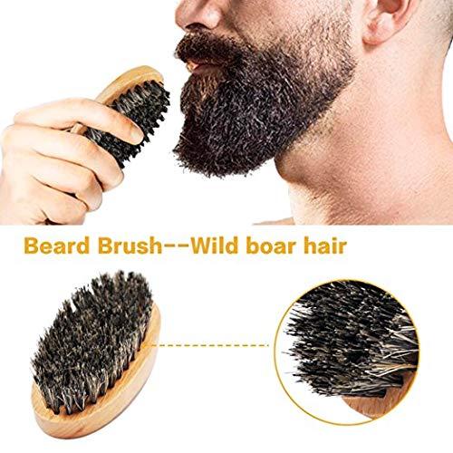 Beard Kit for Men Grooming & Care W Beard Wash Shampoo,3 Packs Beard Oil,Beard Balm Leave-in Conditioner,Beard Comb,Beard Brush,Beard Scissor,Beard Grooming Kit Gifts for Men Husband Silicone Free Hair Care Storage Comfort