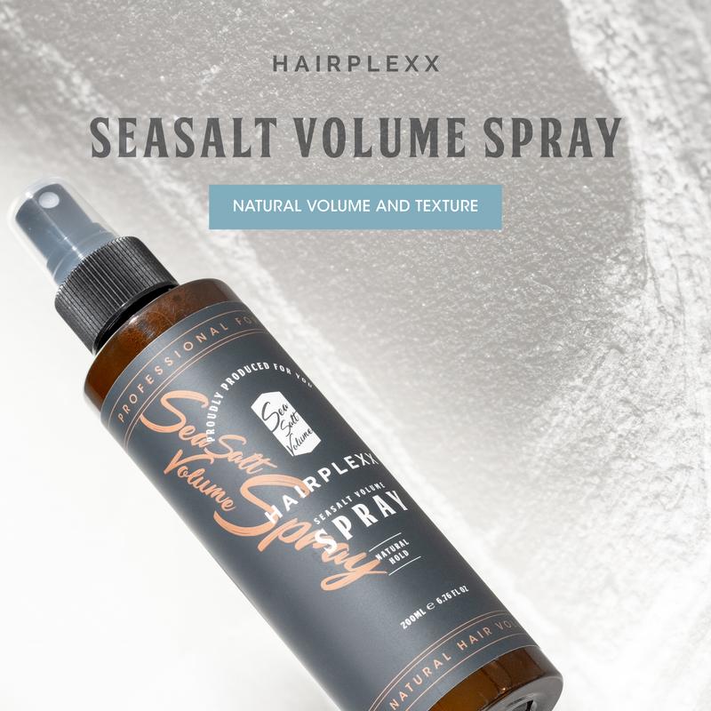 Hairplexx Sea Salt Volume Hair Spray for Both Women and Men, Natural Thick and Volumizing Hair Look with Matte Natural Hold, Paraben Free 6.7 fl oz