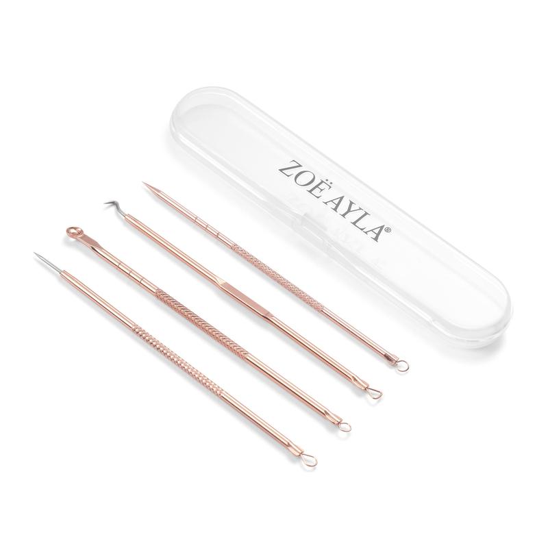 Blemish Extractor & Blackhead Removal Tool Kit with Case