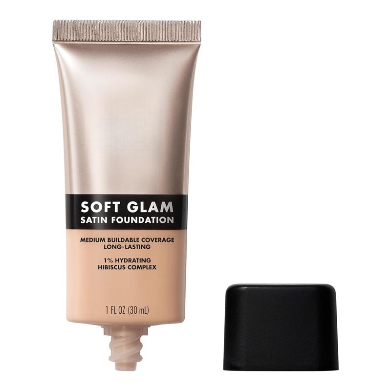 Soft Glam Foundation, Medium Coverage, Long-Lasting & Buildable Foundation For A Smooth, Satin Finish, Vegan & Cruelty-Free, 25 Light Neutral