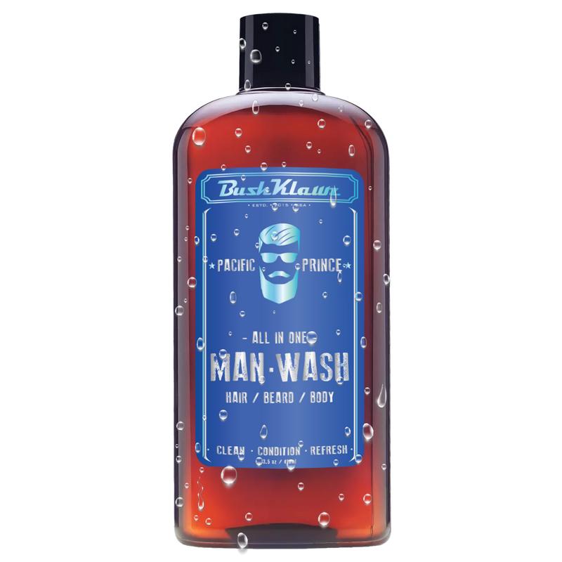 BushKlawz Man Wash All in One 3 in 1 Conditioning Hair Beard Body Wash Conditioner For All Hair and Skin Types in 4 Unique Scents Ball Wash Sensitive Area Wash Aloe Argan Blend Body Care Fragrance PH Balanced Scented Cologne Jasmine Lavender Cleanser