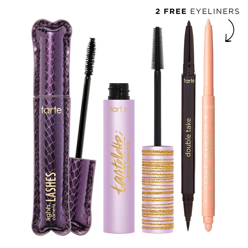 tarte showstoppers mascara and liner 4 piece set