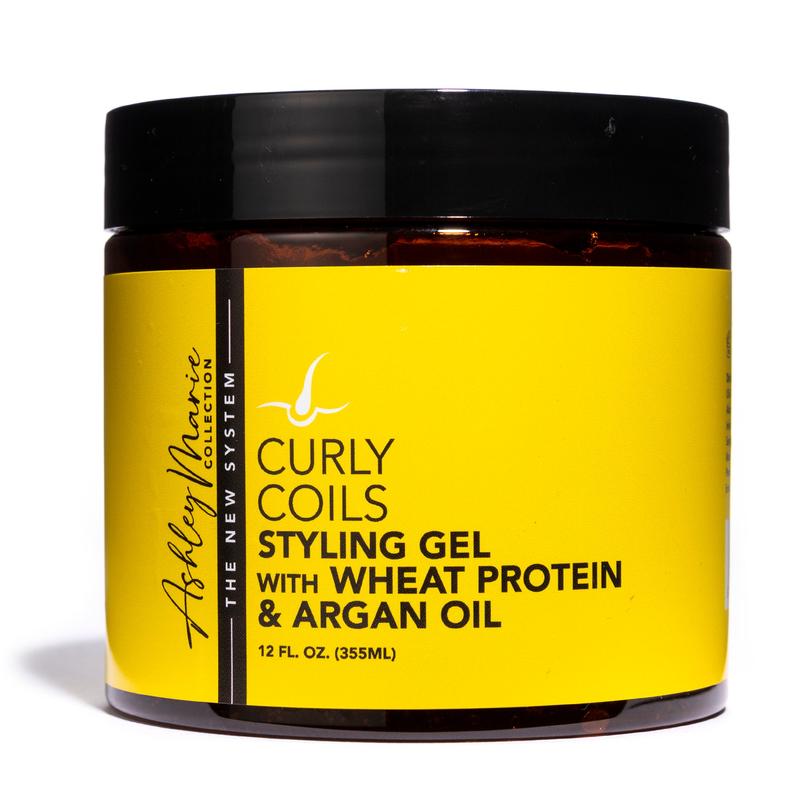 Curly Coil Gel and Styling Mousse with Frizz Control Combo Bundle - Ashley Marie Collection by The Hair DIagram