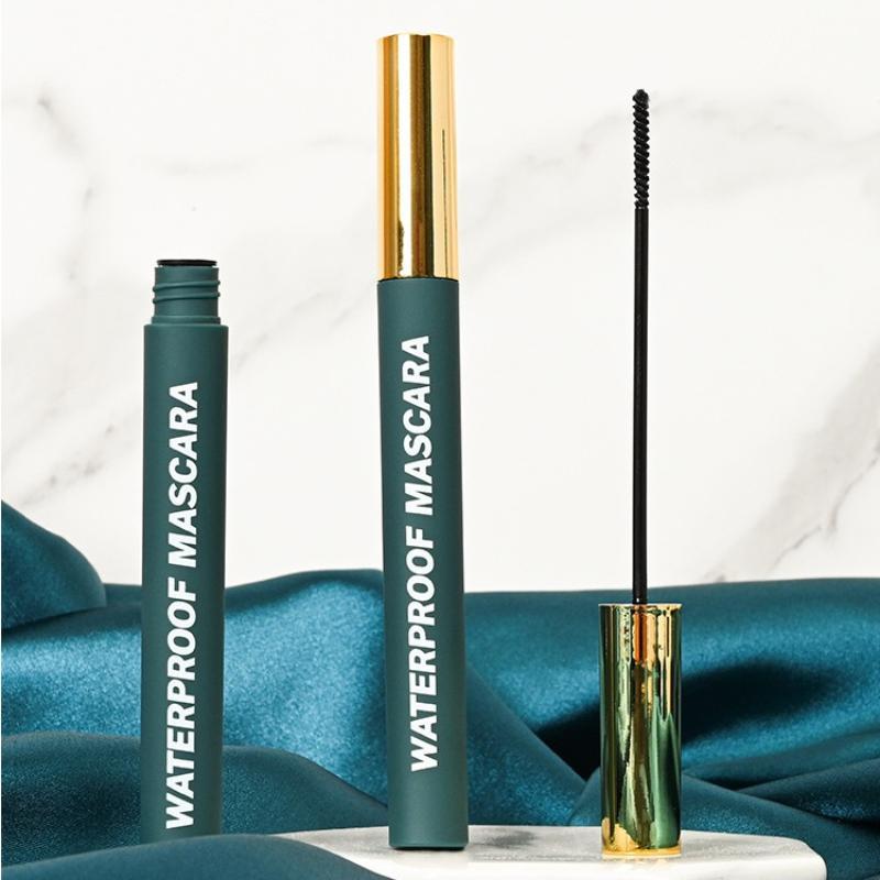 5D Waterproof Mascara with Brush, Long Lasting Quick Drying Eyelash Extensions Volume Building Mascara, Professional Eye Enhancement Makeup Products For Women