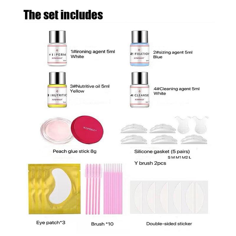 Eyelash Perming Kit, 1 Set Eyelash Perming & Lifting Kit, Professional Eye Makeup Tool for Women & Girls, Eye Makeup Products