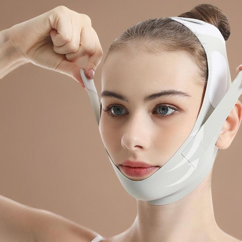 V-shaped Face Lifting Band, Reusable Face Lifting Band, Face Lifting Band, Double Chin Reducer, Comfortable and Reusable, Suitable for Summer, Christmas Gift