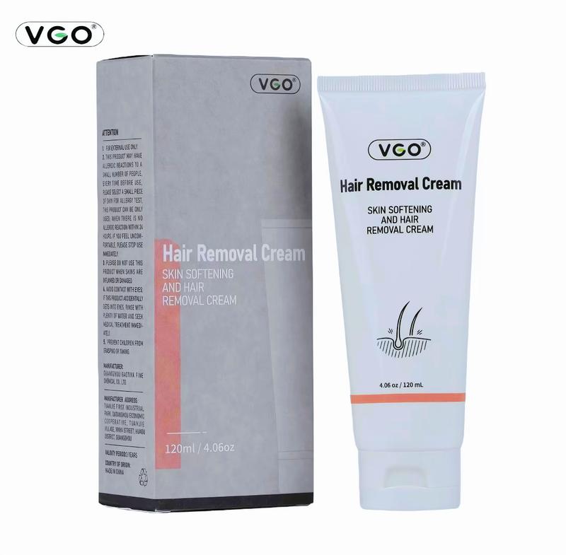 VGO Hair Removal Lotion Cream, 4.0oz Body Care Unisex-A2 Smooth Cosmetic Wax Gentle Jojoba Sensitive Comfort.ulike hair removal bodyhair bleach