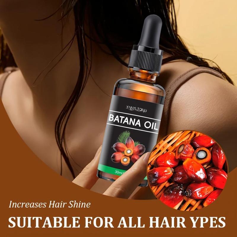 Nourishing Batana Oil for Strengthening Hair, Moisturizing Hair Care Oil for Dry & Damaged Hair, Hair Care Product for Women, Christmas Gift