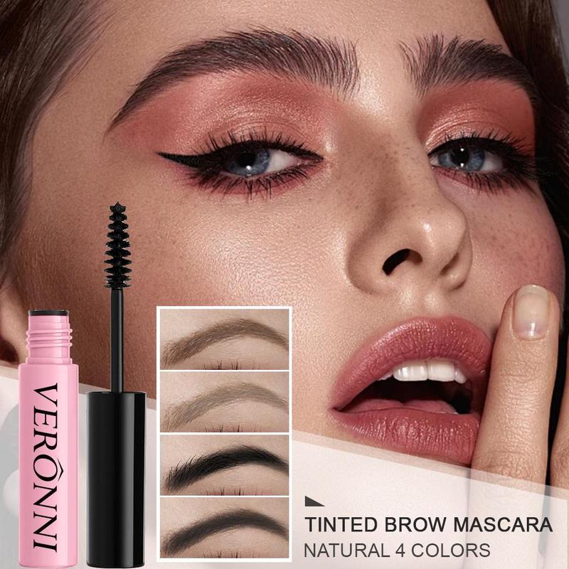 Long-lasting Tinted Brow Mascara, 4 Counts set Waterproof Eyebrow Tinting Paste, Eyebrow Makeup Products for Women & Girls