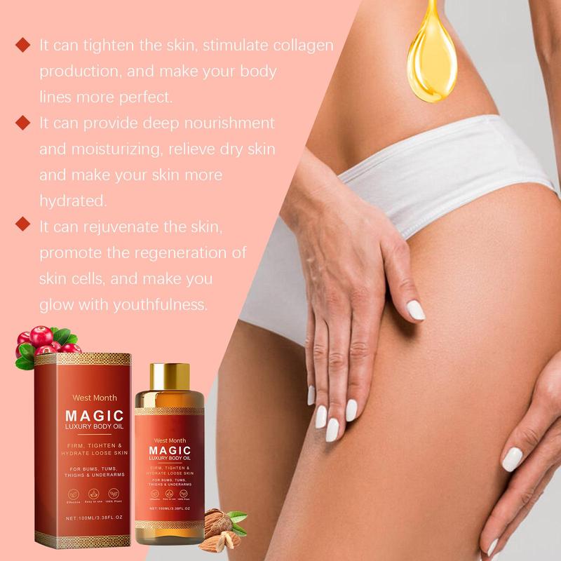 Firming & Lifting Body Oil, 1 2 Boxes Moisturizing Body Massage Oil, Hydrating Body Care Oil for Daily Use, Body Care Product for Women & Men