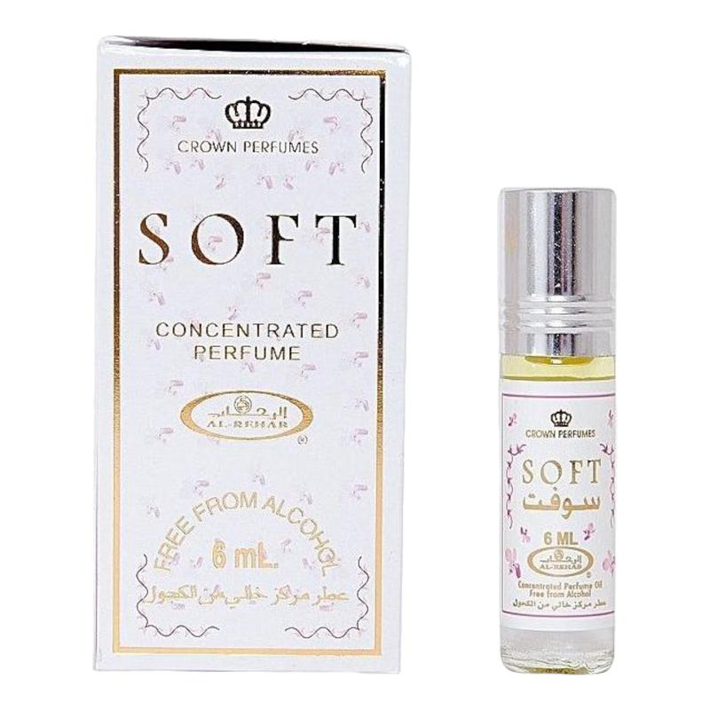 (Bundle Pack) 6ml Soft + 6ml Choco Musk - Perfume Roll-On Oil by Al-Rehab Aroma Fragrance