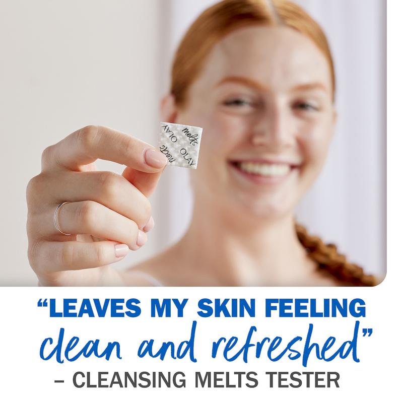 Olay Cleansing Melts + Hyaluronic 32 Count