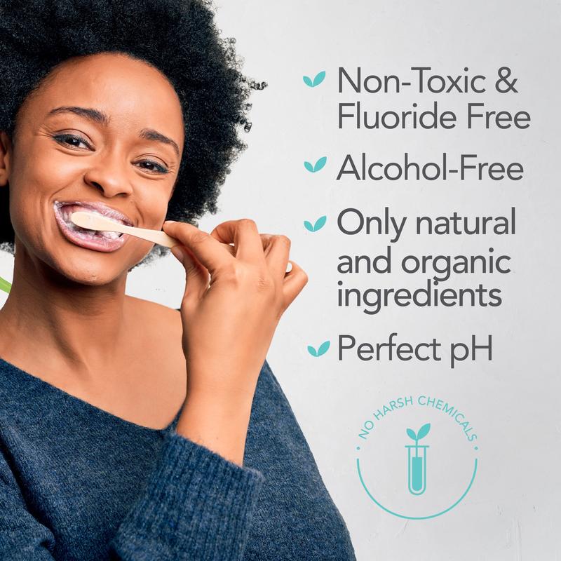 Fluoride Free Organic & Natural Toothpaste with Hydroxyapatite