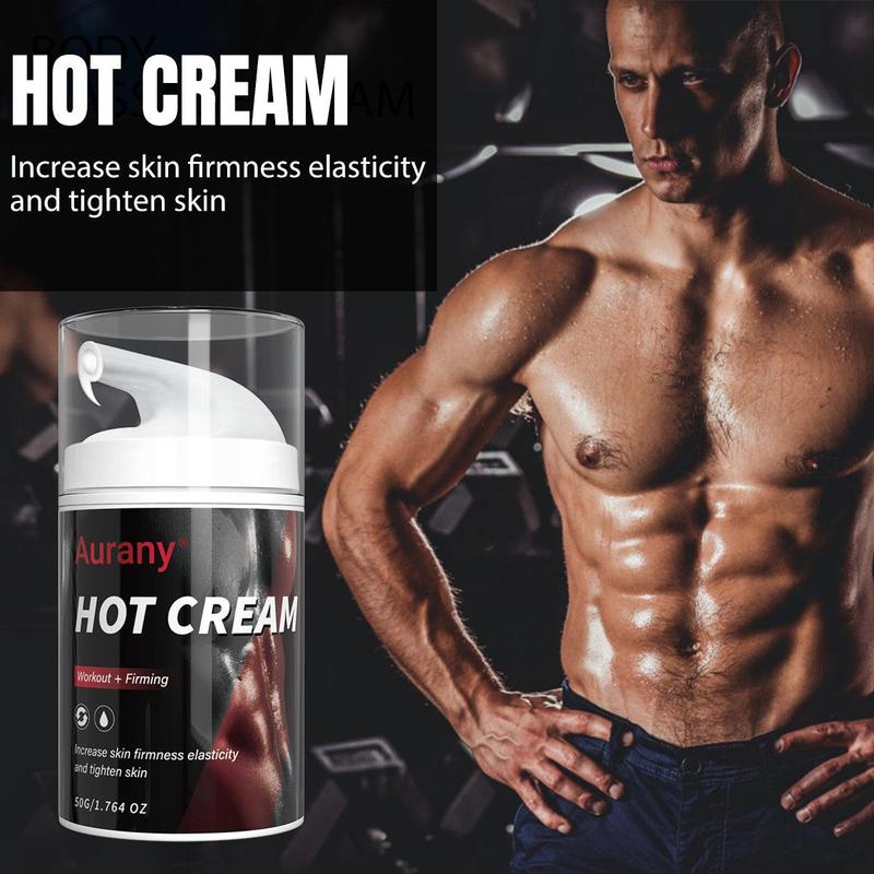 50g 1.764oz Hot Cream, Body Massage Firming Cream, Moisturizing Lifting Body Lotion for Women and Men, Skin Care Product