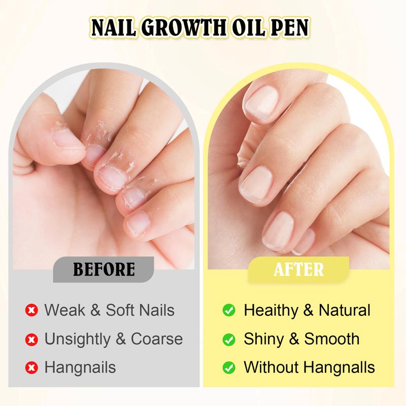 Nail Growth Oil For Strength and Moisture | Organic Nail Care, Nail Art Nail Polish Comfort Manicure Moisturize Moisturizer Organic Nail Blend Cosmetic Nourishing Fragrance Vitamins