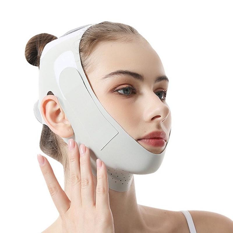 V-shaped Face Lifting Band, Reusable Face Lifting Band, Face Lifting Band, Double Chin Reducer, Comfortable and Reusable, Suitable for Summer, Christmas Gift