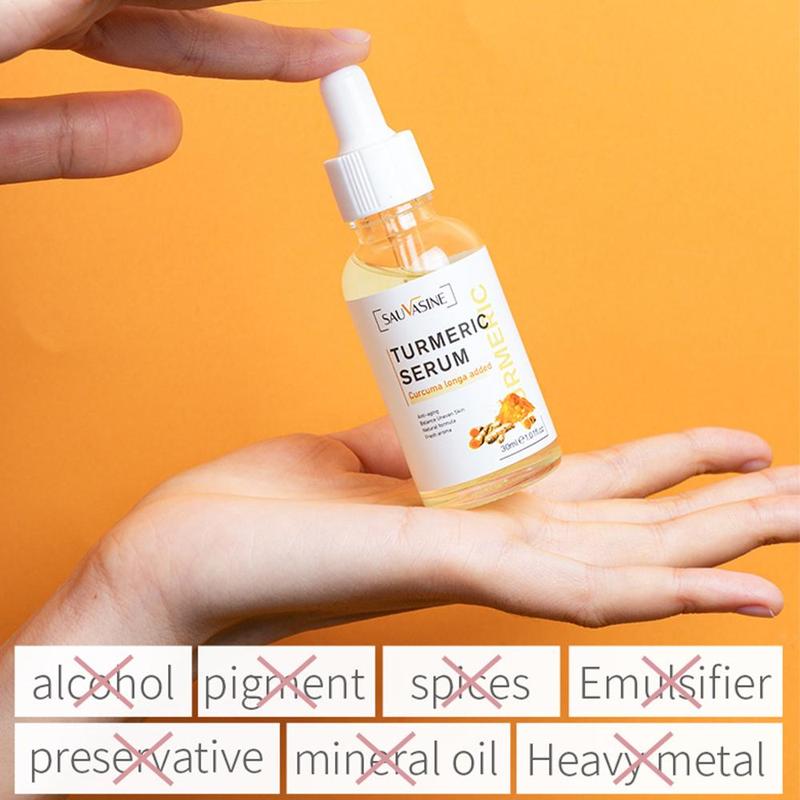 Turmeric Facial Serum, Deep Moisturizing & Firming Skin Beauty Essence, Face Moisturizer, Skin Soothing Facial Essence, Daily Skincare Product