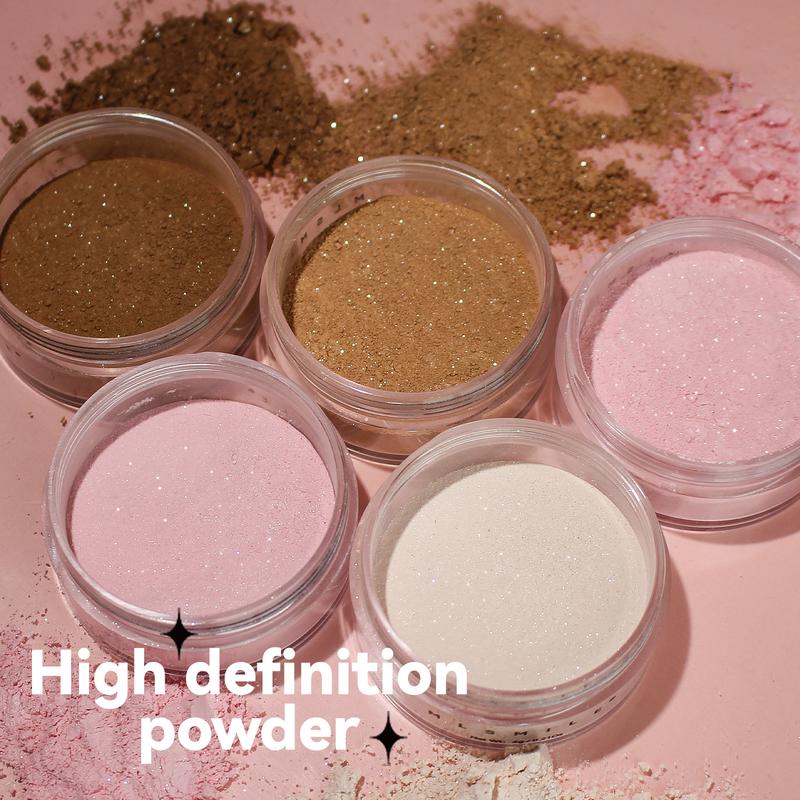 Diamond Glow Powder, ,Instant Beauty, Staggering Beauty,Beauty Kits,Oil Control Loose Powder,Water Proof Long-lasting，Valentine's Day gift Makeup Daily