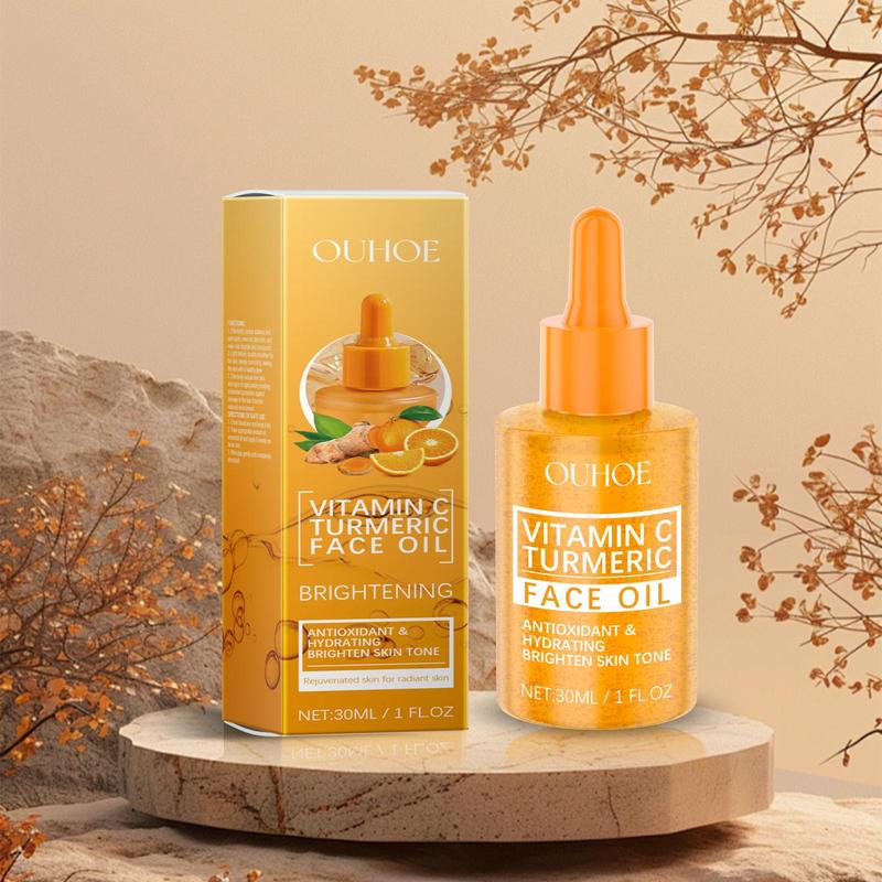 Vitamin C Face Oil, 2 Boxes Moisturizing & Hydrating Facial Essential Oil, Brightening Face Oil, Daily Skincare Product for Women & Men