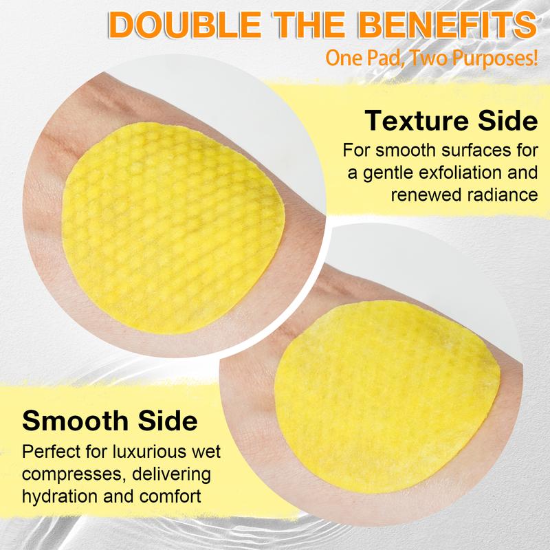 Kojic Acid & Turmeric Cleansing Pads - Exfoliating Summer Facial Pads for All Skin Types, Unisex