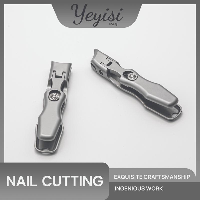 Extra wide jaw nail clippers and nail file set, extra sharp for hard nails, perfect for nail care for men and women.