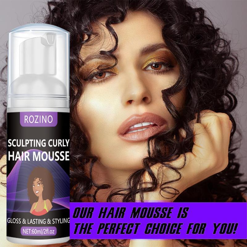 Hair Styling Mousse, Refreshing and Not Greasy Hair Mousse, Hair Styling Product for Women & Men, Suitable for All Hairstyles