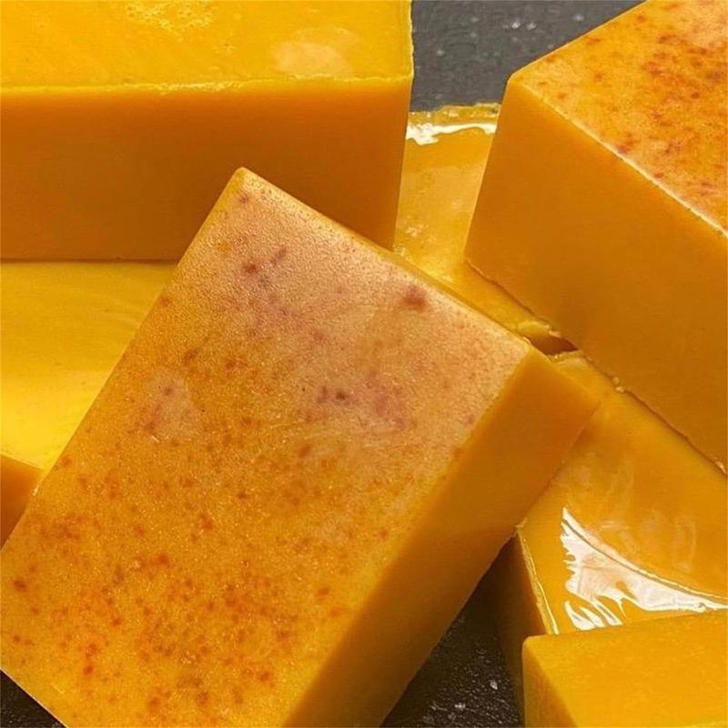 3PCS Lemon Turmeric KojicAcid SoapTurmeric & Kojic Acid Brightening Soap,DarkSpot Remover, Kojic Acid Soap, SoapBody CareBody Wash Lemon FlawlessOrganic