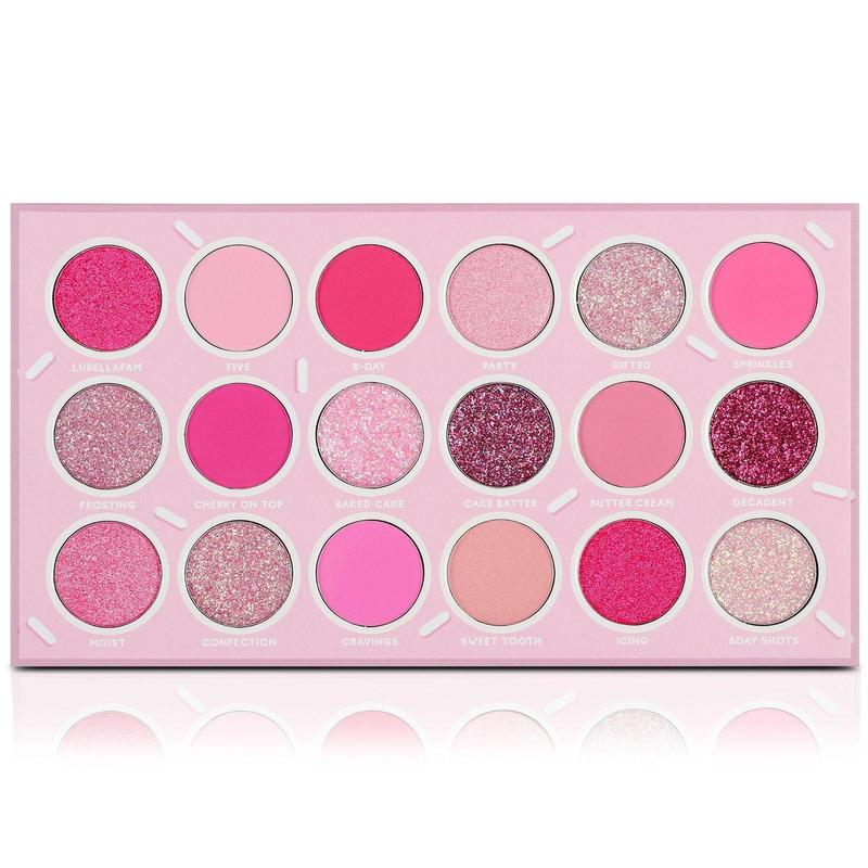 Lurella Cosmetics Birthday Palette - Luxury Pink Eyeshadow Palette for Women