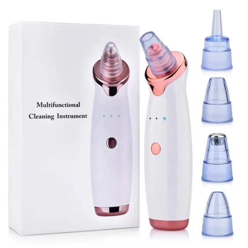 Electric Blackhead Extractor, 1 Box Facial Pore Cleaner & Accessories, Deep Cleansing Blackhead Remover, Facial Beauty Instrument for Women & Men