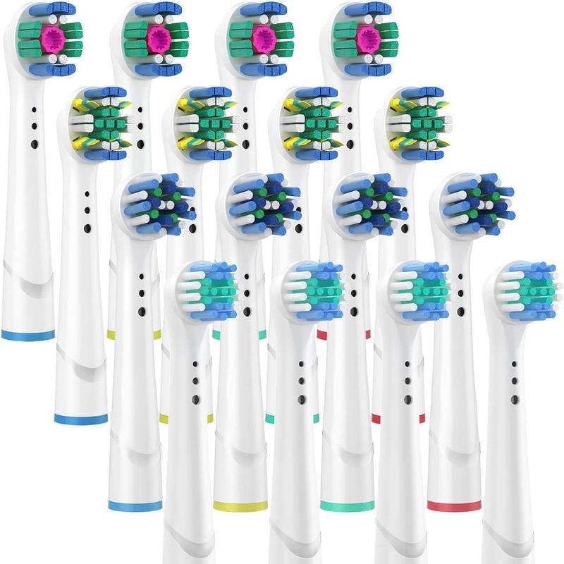 Replacement Toothbrush Heads, 16pcs set Professional Electric Tooth Brush Heads, Suitable for Oral B Replacement Heads Refill