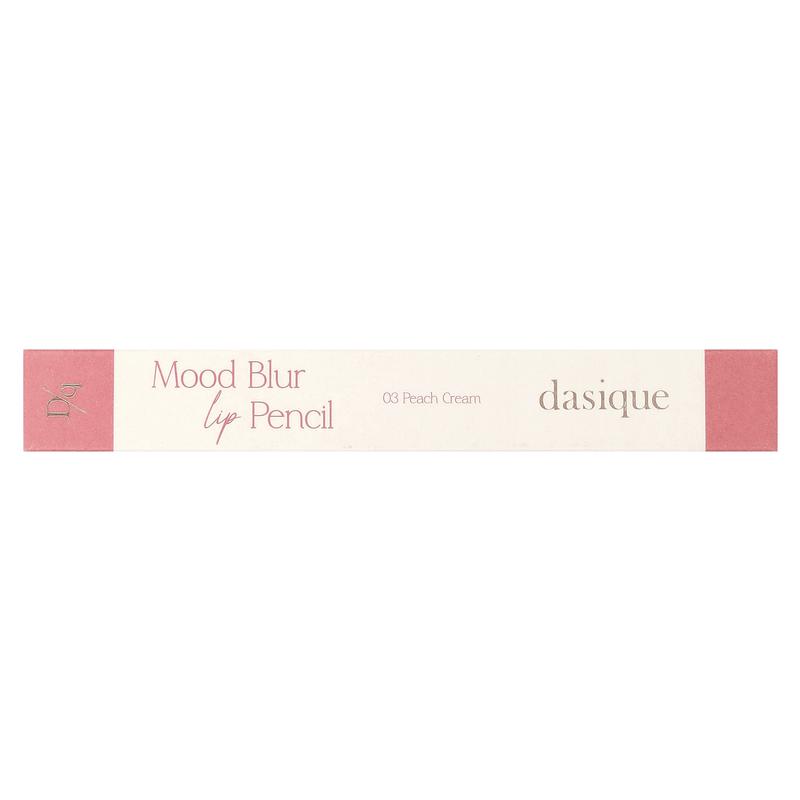 Dasique Mood Blur Lip Pencil, 03 Peach Cream, 0.03 oz (0.9 g)