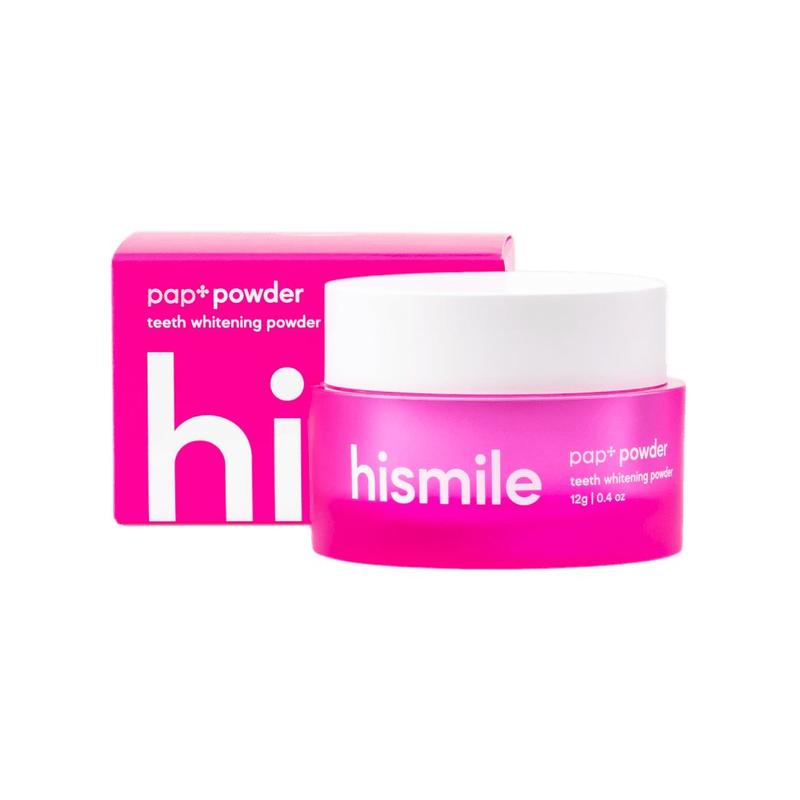 Hismile PAP+ Whitening Powder | Peroxide Free Whitening Powder | Non-Abrasive | Add to Hismile Toothpaste to add Whitening Effect