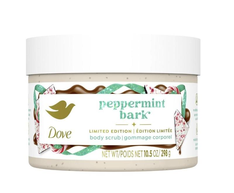 Dove Exfoliating Body Scrub for Women Peppermint Bark, 10.5 oz