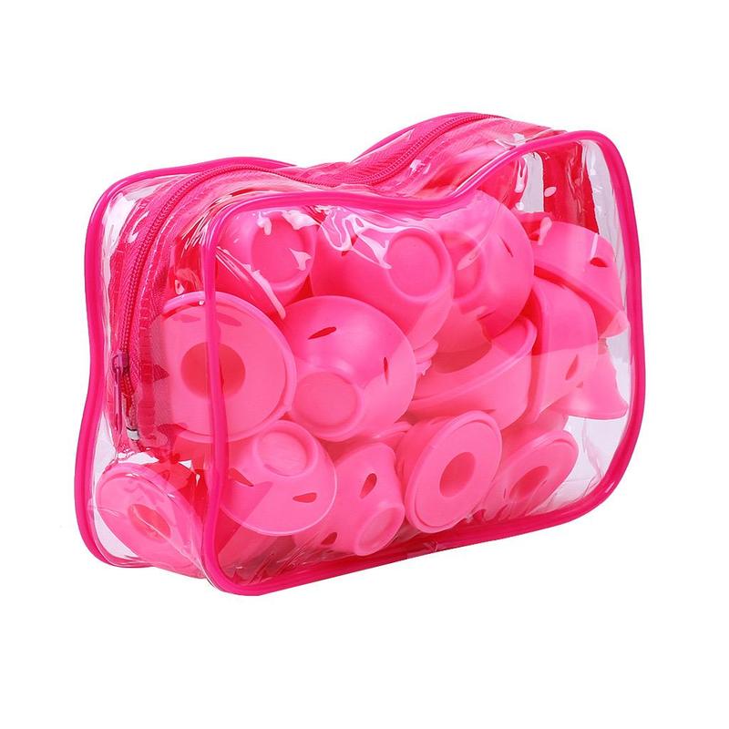 Heatless Hair Roller, 30pcs Silicone Hair Curler with Storage Bag, Hair Styling Tool for Women