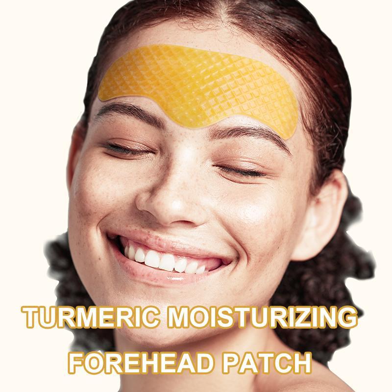 Turmeric Forehead & Nasal Fold Patch, 2 Boxes Moisturizing Facial Skin Care Mask, Lifting and Firming Skin Care Products for Women