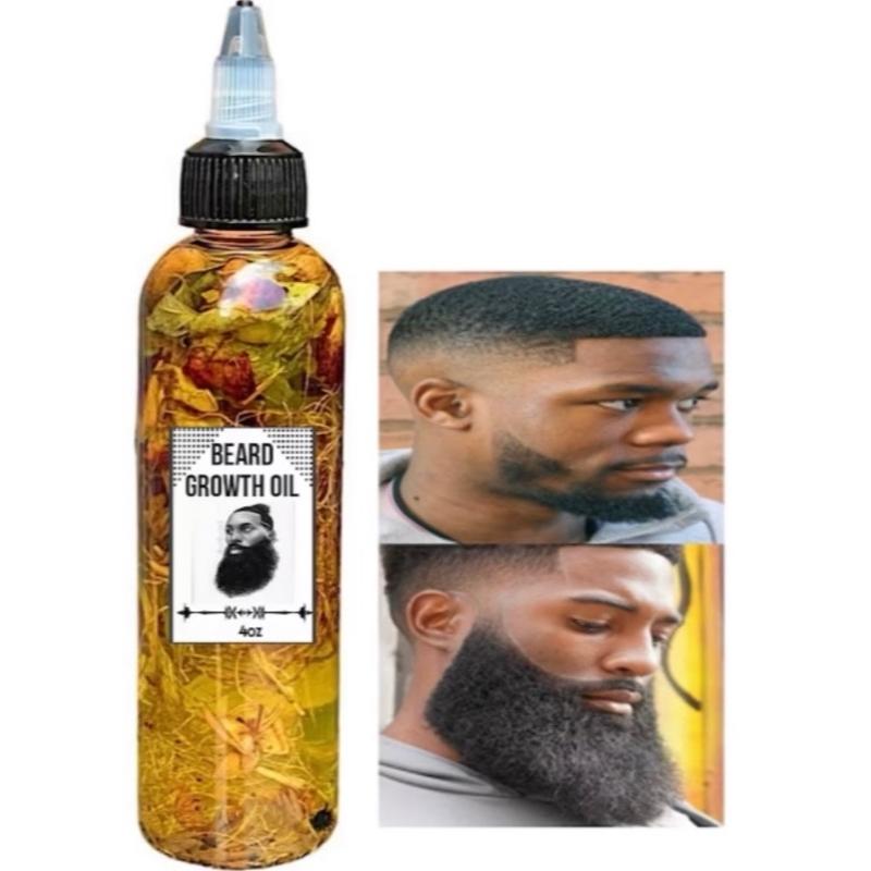 Beard Growth Oil Argan Avocado Coconut Herbal Peppermint Comfort Hair Care Blend