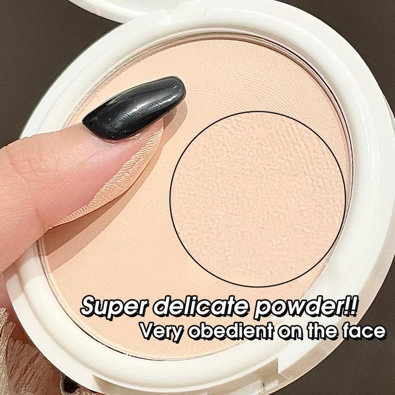 Long-wearing Pressed Powder, 1 Count Oil Control Matte Powder, Smooths Skin & Completes Makeup Powder, Face Makeup Accessories, Cosmetics, Smooths Skin & Completes Makeup Powder