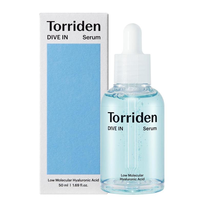 Torriden DIVE-IN Low-Molecular Hyaluronic Acid Serum, 1.69 fl oz Korean Moisture Skincare Skin Repair Comfort Hydrate Moisturize Hydrating