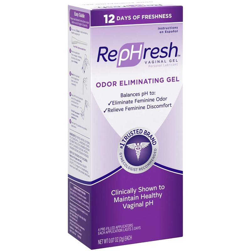 RepHresh Odor Eliminating Vaginal Gel, 4ct (0.07oz)