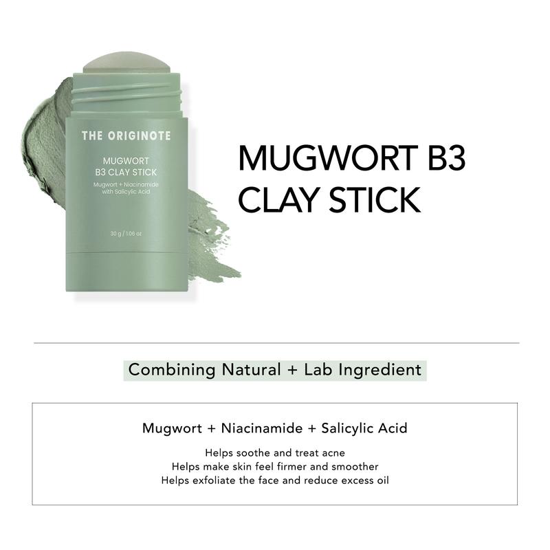 The Originote Mugwort B3 Clay Stick Mask