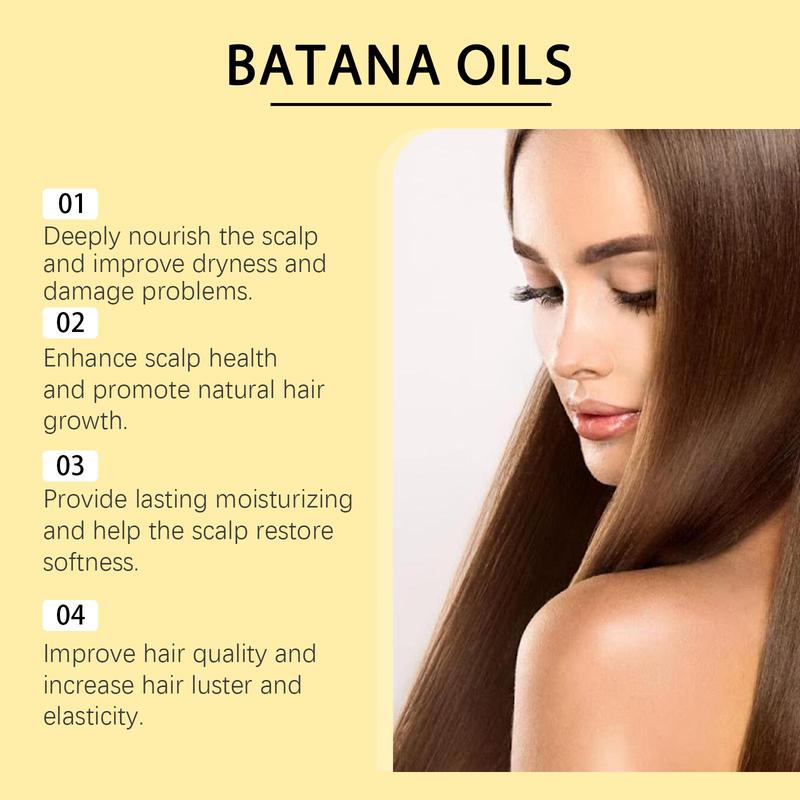 Batana Oil Hair Mask & Hair Oil, Gentle Nourishing & Moisturizing Hair Mask & Hair Oil, Hair Care Product for Women & Men