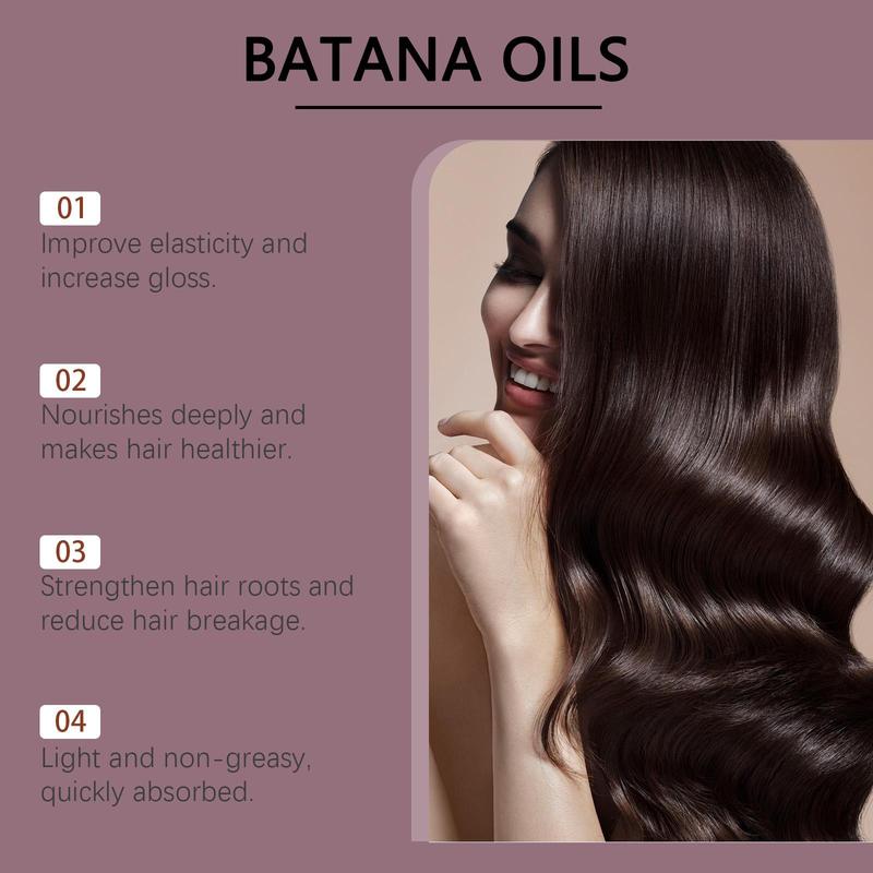 Batana Hair Care Oil, Nourishing & Moisturizing Scalp Care Oil, Hair Care & Styling Product for Men & Women