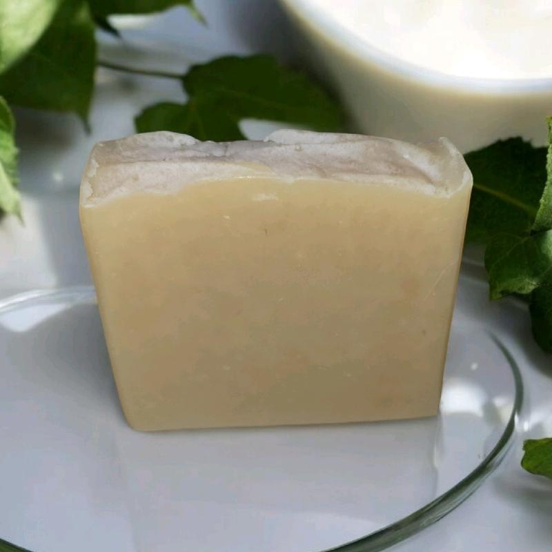 Eucalyptus Goat Milk Bar Soap for Gentle Skin Cleansing - Organic Ingredients - 4oz 100g Body Wash Shea Butter Cleanser Olive Body Care Skin Repair