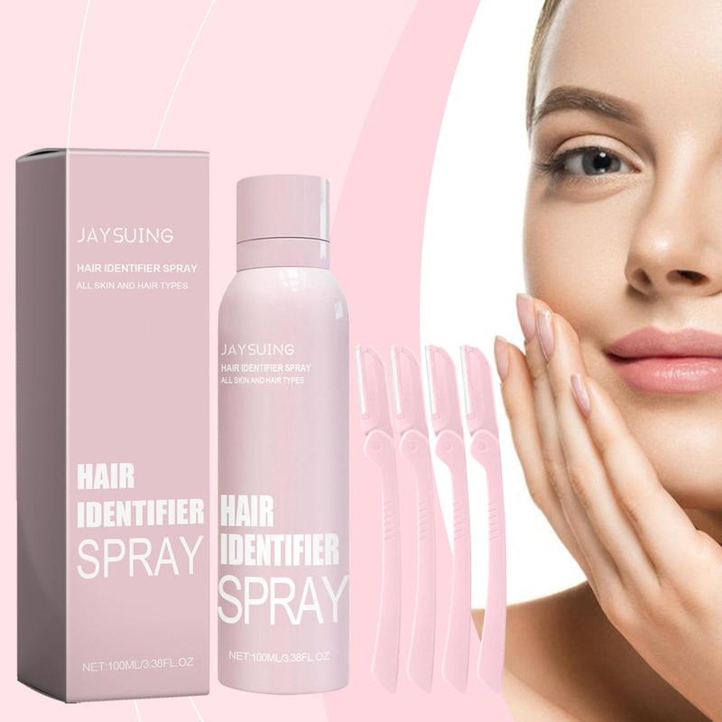 Jaysuing Facial Hair Removal Spray Easily softens hair Facial Cleansing and Gentle Hair Removal Spray Body Care Wax Smooth Peppermint