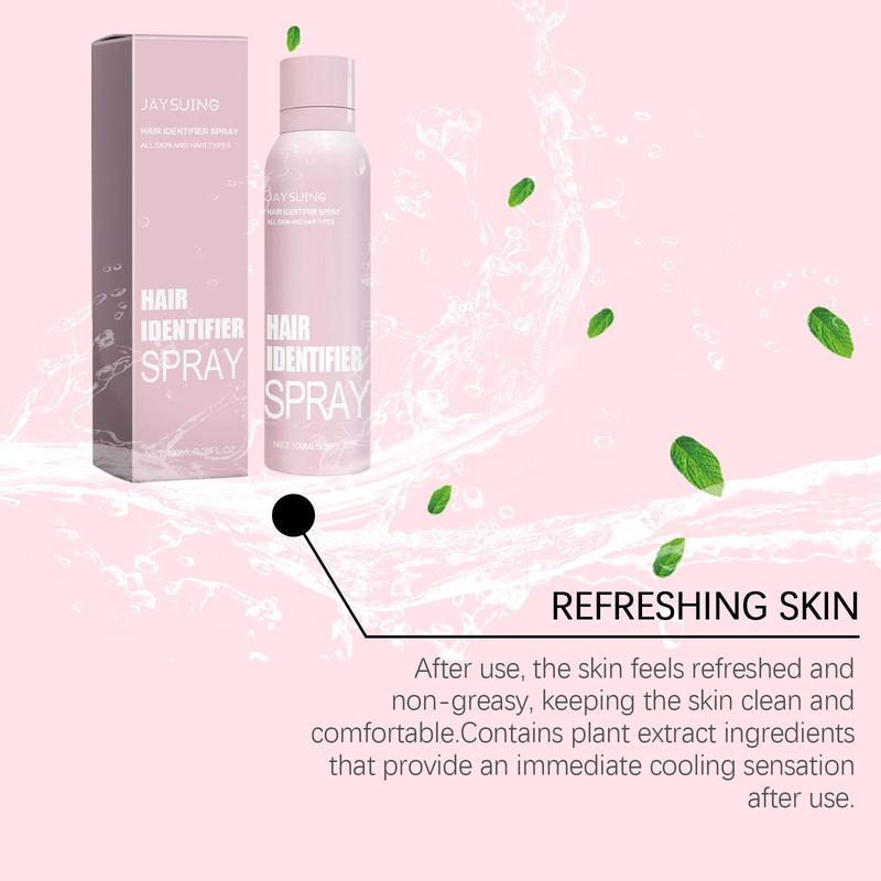 Jaysuing Facial Hair Removal Spray Easily softens hair Facial Cleansing and Gentle Hair Removal Spray Body Care Wax Smooth Peppermint